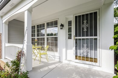 Lovely covered porch, perfect for your morning cof
