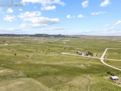 Aerial view with a rural view
