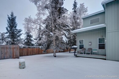 Back yard and deck