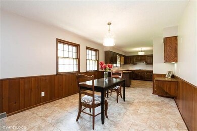 Large Dining room area combo room with new tiled f
