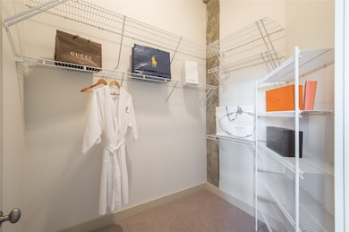The primary closet boasts a massive walk-in closet