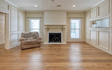 Wood burning fireplace for those cool days & nights.