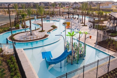 Amenities include a community center, planned park