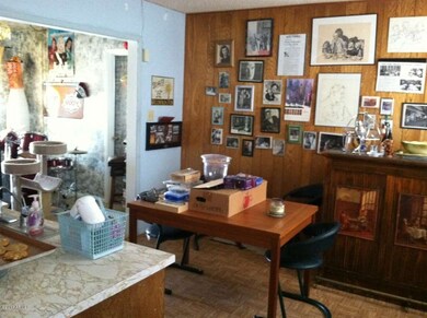 Dining area out to sun room