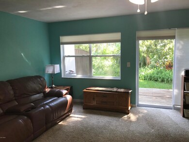 Living Room Backyard View