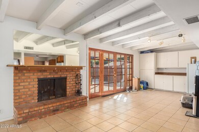 Brick Fireplace