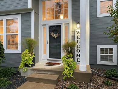 Inviting front entryway into this 4 bedroom, 3 bat