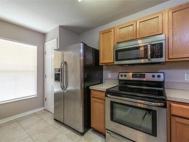 The kitchen also has a closet pantry and double do