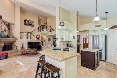 KITCHEN, FAMILY ROOM PLUS STAIRCASE