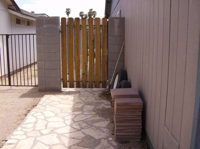North side of Property