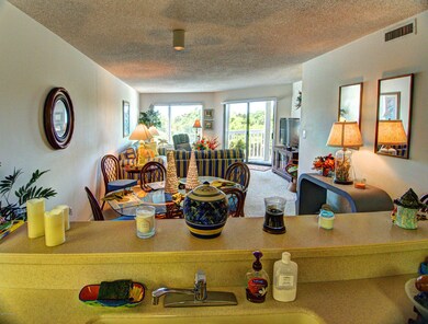 From Kitchen into Living Area