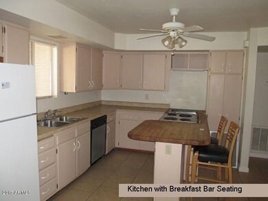 Kitchen with Bkfst Bar seating