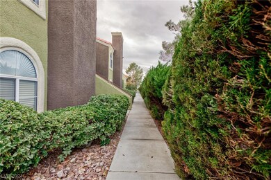 side walk leading to unit to the rear of building
