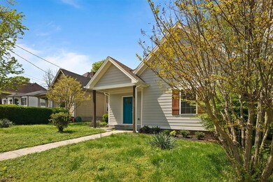 Who doesn't love a bright blue door!