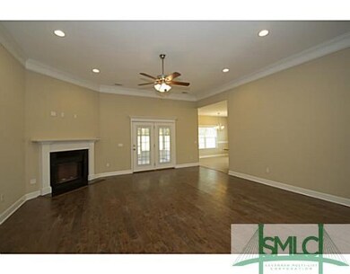 Living Room. A large living room with Hardwood Flo