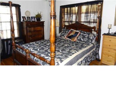 One of the main floor bedrooms.