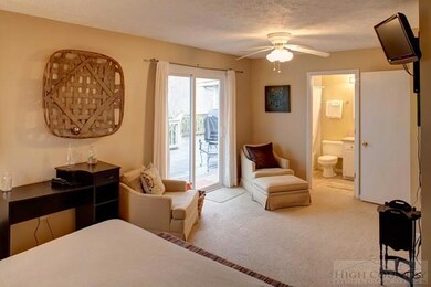 master bedroom, sliding glass doors to porch