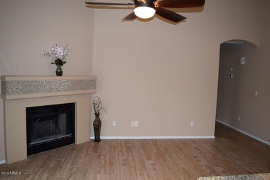 family room - fireplace