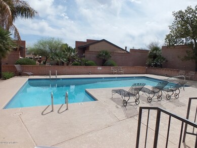 Lovely pool area a few steps from unit