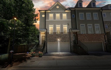View of front of home featuring an attached garage