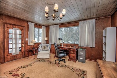 Located off the living room, the sun room has been