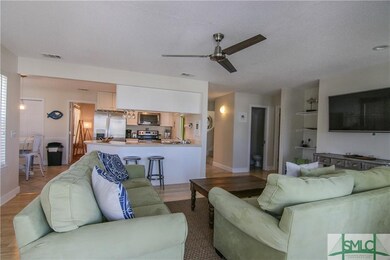 The kitchen opens to the greatroom and has a break