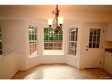 Gorgeous bay window allows you to overlook the rea