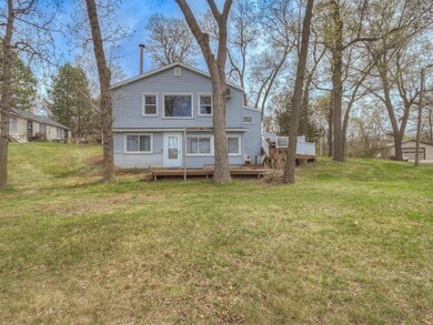 The lake side of this home really shows how much t