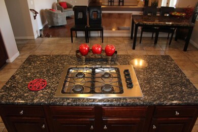 island gas stove