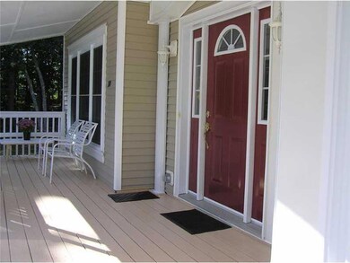 Exterior Front. Covered front porch...