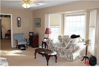 Large living room with lots of natural light from 