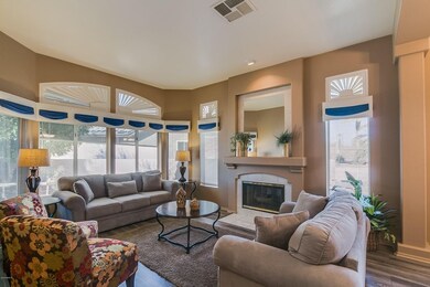 Living Area with Fireplace