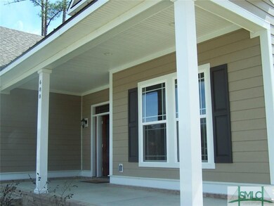 View of front porch