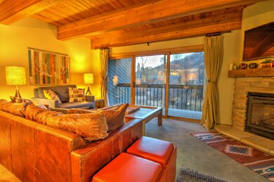 living room sunset view