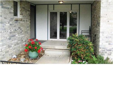 Inviting covered front porch.