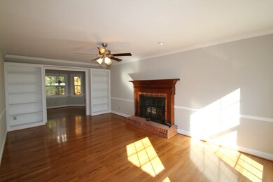 Features fireplace and built ins