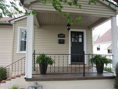 There is an inviting covered front porch.