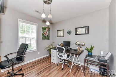 Dining room currently being used as a home office