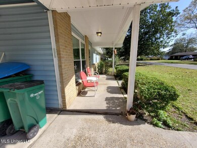 Inviting front porch