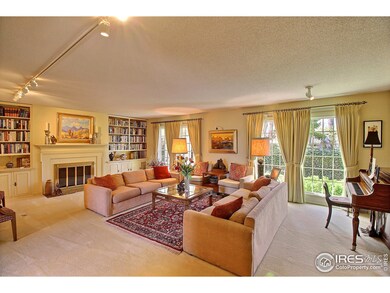 Beautiful Living Room with Fireplace