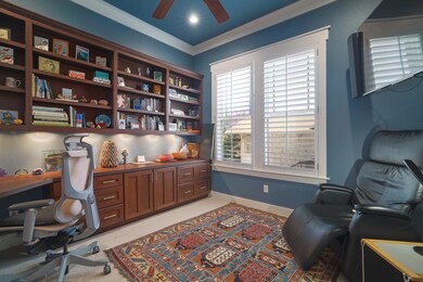 The office at the front of the home gives you a flexible spot for work, studying, or managing day-to-day tasks
