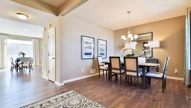 A large flex room as you enter the home, this home