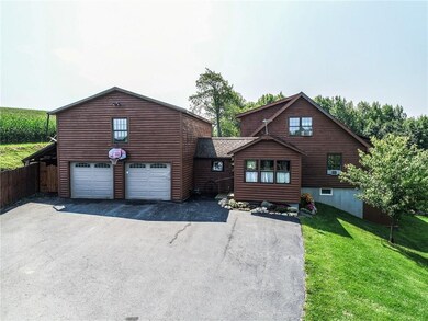 Plenty of parking and a two story attached garage 