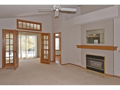 SUN ROOM WITH FRENCH DOORS.