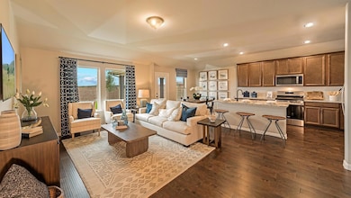 Beazer Homes Stark Farms. This is not an actual photo of the home, but is an actual photo of the Allegheny floorplan.