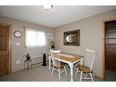 Dining area off of the kitchen.