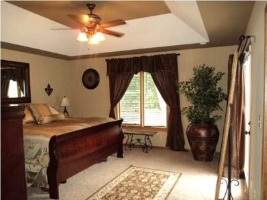 Spacious Master Suite with Access to Deck