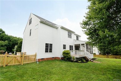 Rear of house side view