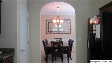 Formal Dining Room From Kitchen, note arched doorw