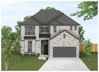 View of front facade with a shingled roof, concre